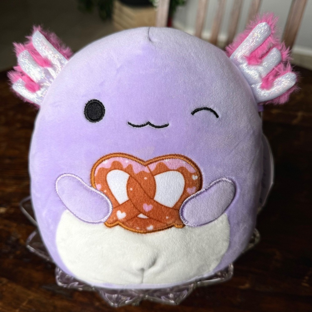 Squishmallows Monica Axolotl 8 inch Valentines Day Plush